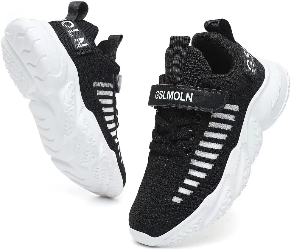 

Детские модные кроссовки Jakcuz для детей, ультралегкие, дышащие, повседневные, для занятий спортом и прогулок, для девочек и мальчиков, черный