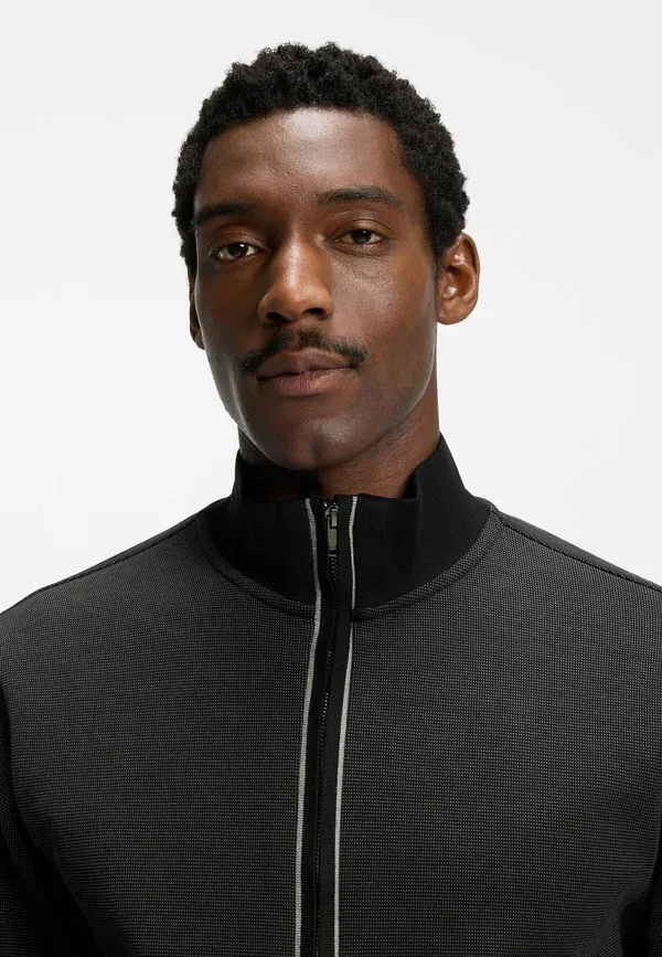 Толстовка на молнии H shepherd 80 zip up sweatshirt Boss, черный — фото 4