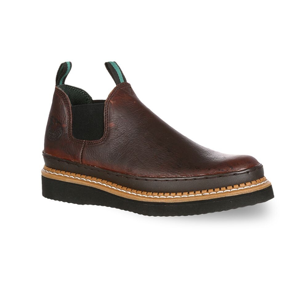 

Georgia Boots Мужская рабочая обувь на танкетке Romeo, цвет Soggy Brown