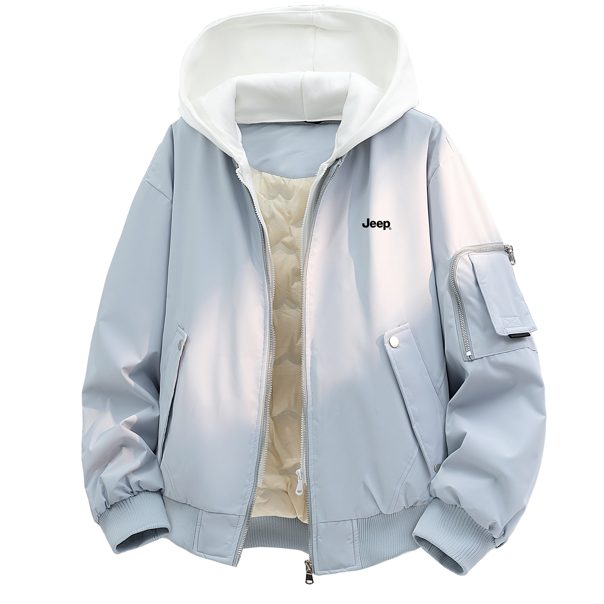 

Пуховик Unisex Thickened Jeep, glacier синий