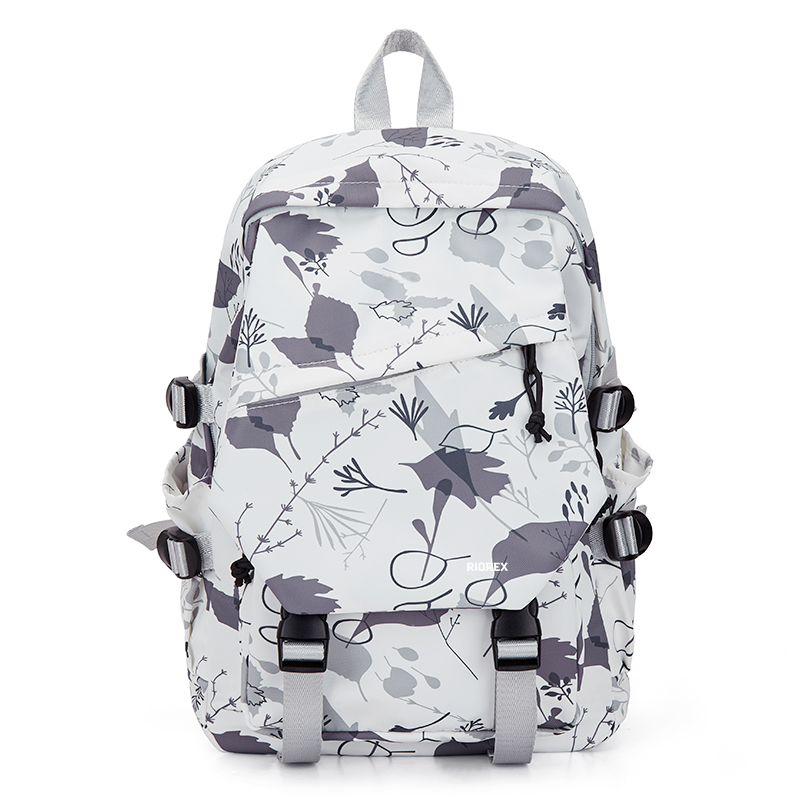 

RIOREX Тканевый рюкзак для ноутбука унисекс разноцветный, Leaf Gray (Upgraded)