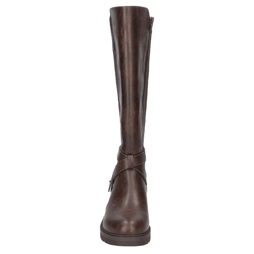 Сапоги выше колена Austyn plus с антискользящей подошвой Easy Works By Easy Street, brown stretch faux leather — фото 3