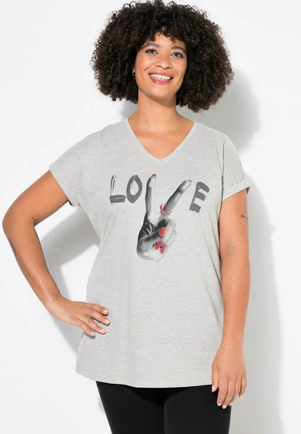 

Футболка с принтом Angel Of Style, Pale Mottled Grey, Серый, Футболка с принтом Angel Of Style, Pale Mottled Grey