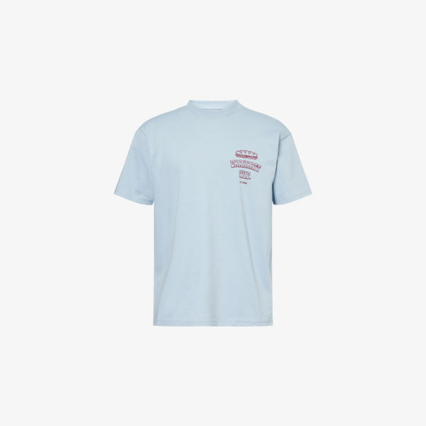 

Футболка из хлопка с графическим принтом Sandwich Carhartt Wip, синий