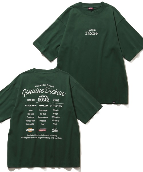 

Футболка Dickies с вышивкой и принтом, свободного кроя, с коротким рукавом