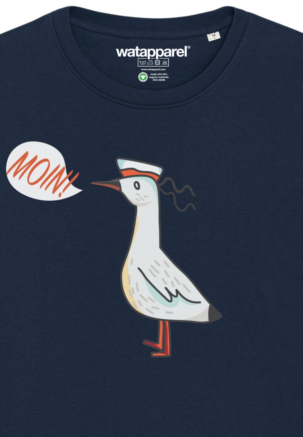 

Толстовка MOIN SEAGULL watapparel, темно-синий