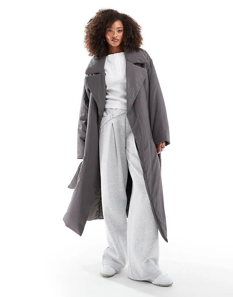 

Чистый длинный пуховик в угольном цвете ASOS DESIGN, Черный, Чистый длинный пуховик в угольном цвете ASOS DESIGN