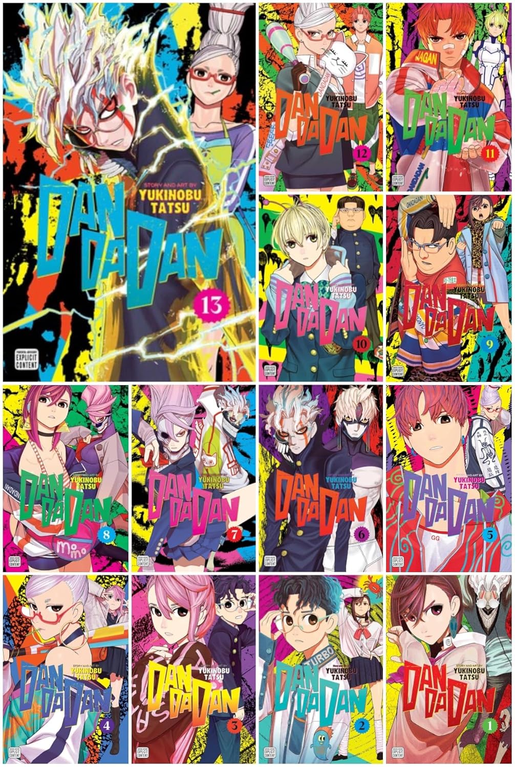 

Dandadan Manga Series 13-Book Ultimate Collection Set (Vol.1 to Vol.13) - Action‑Packed, Supernatural Romance Shōnen Adventure (VIZ Media LLC)