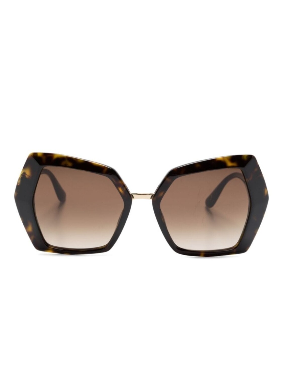 

Dolce & Gabbana Eyewear солнцезащитные очки в оправе черепаховой расцветки, коричневый