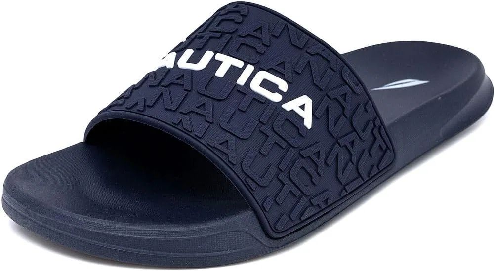 Спортивные сандалии-слайды Nautica, Navy-silverton