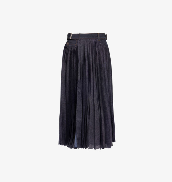 

Юбка из микса денима Sac p Sacai, индиго