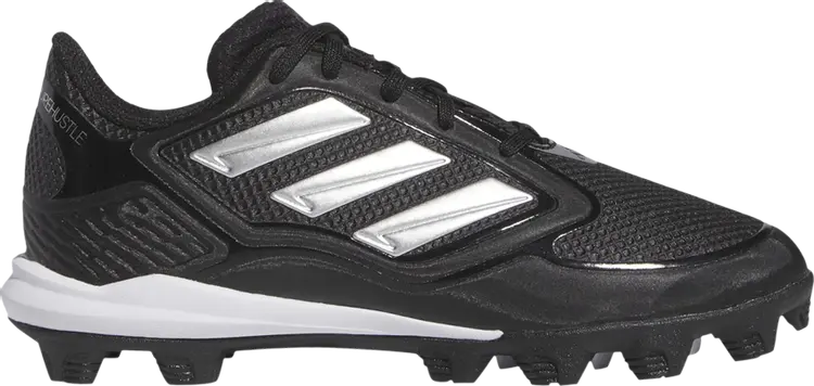 

Кроссовки PureHustle 3 MD J 'Black Silver Metallic', черный
