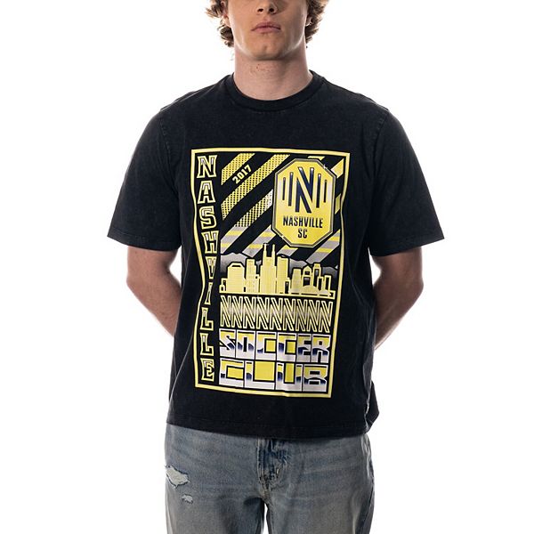 

Мужская черная футболка Nashville SC The Wild Collective