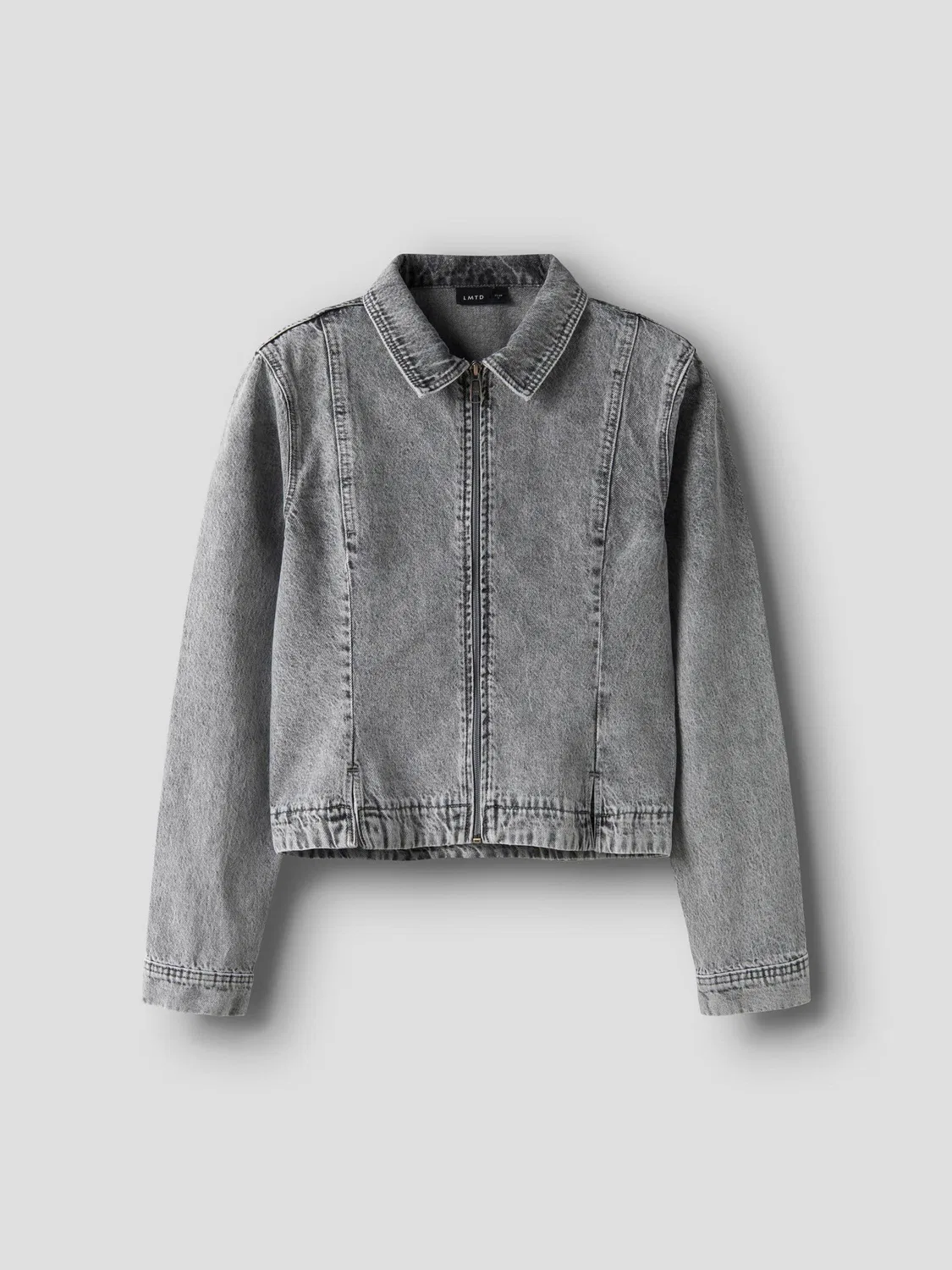 Джинсовая куртка, деним Light Grey Denim, Name it, светло-серый деним — фото 3