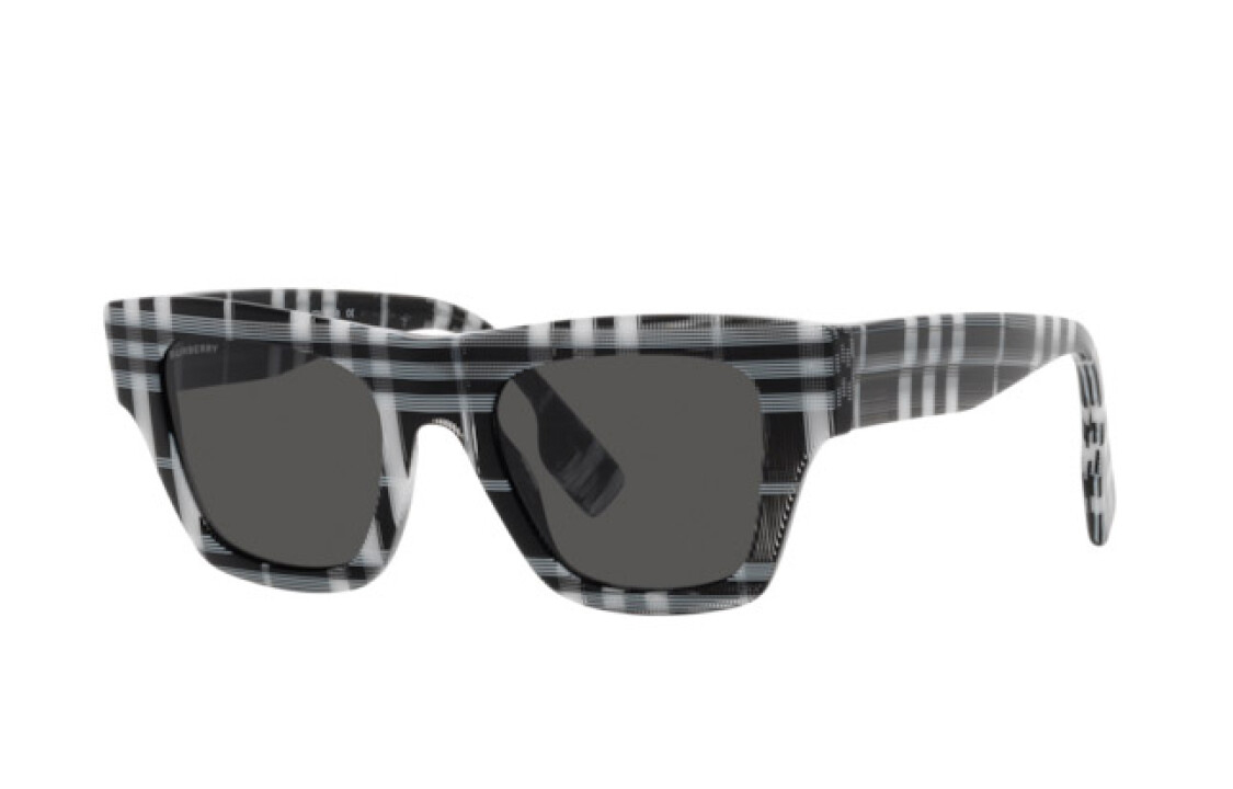 

Солнцезащитные очки мужские Black/White Burberry