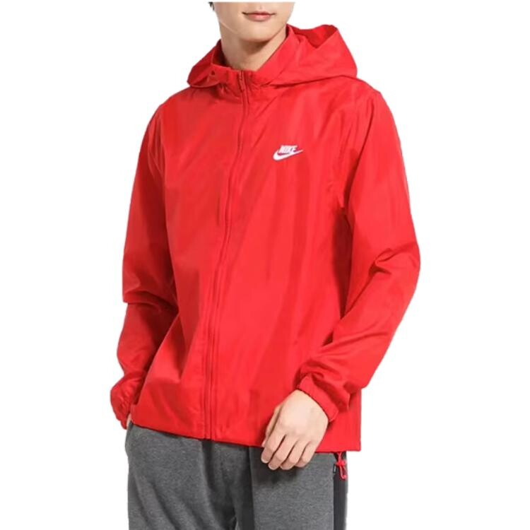 Ветровка Nike Logo Windbreaker, красный — фото 4