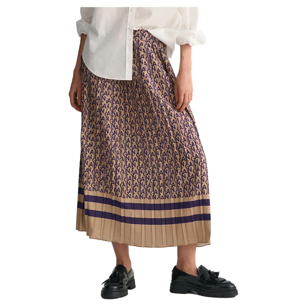 

Юбка Gant 4400136 Midi, бежевый