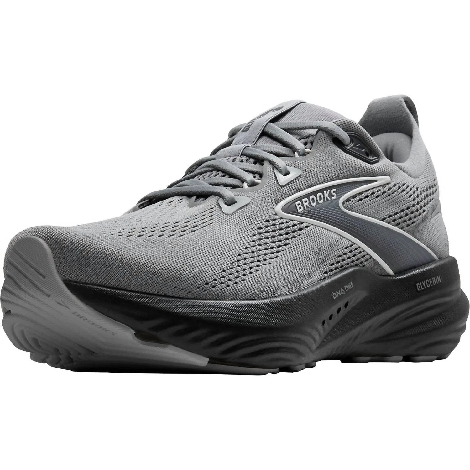BROOKS Мужские беговые кроссовки Glycerin GTS 22 в цвете Primer Gray/ebony/bluewash — фото 3