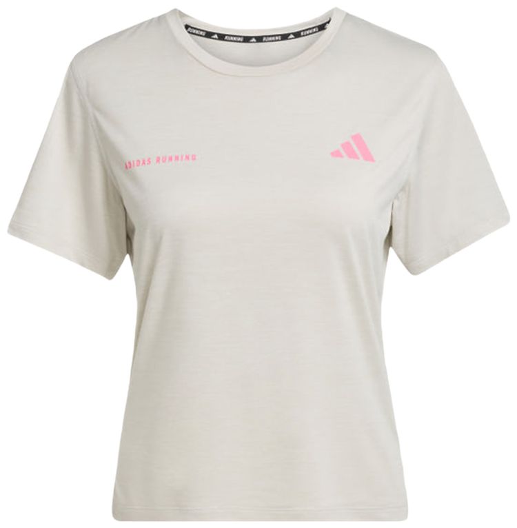 

Футболка Adidas Own The Run Melange Tee, серый