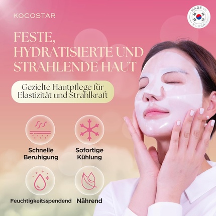 Маска для лица Kocostar — Happy Hydrogel Mask 40 минут укрепляющая корейская — фото 2