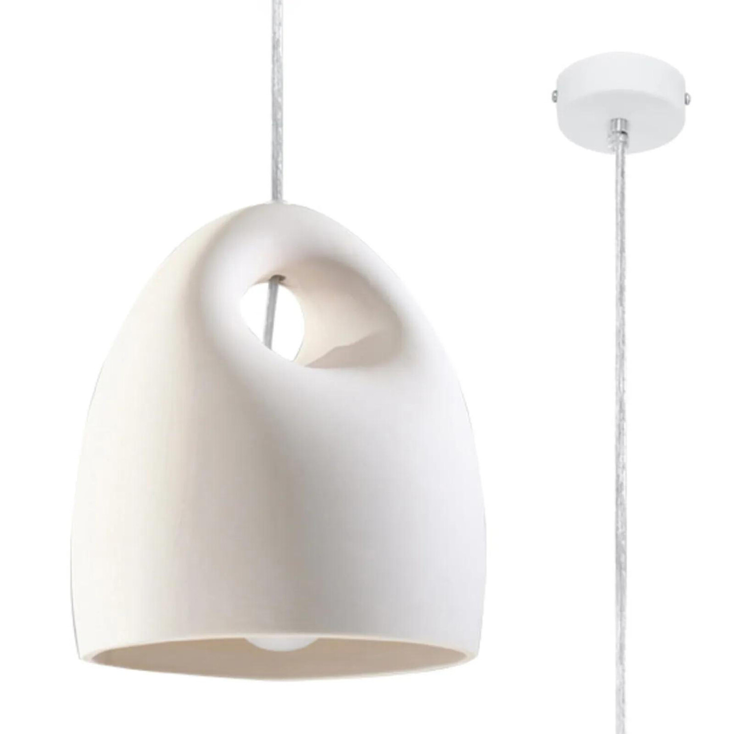 

Подвесная лампа famlights, 12,5x12,5x126 см, белый