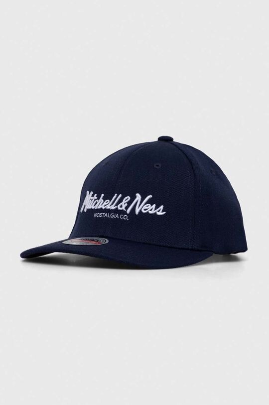 

Бейсболка Mitchell & Ness из смесовой шерсти Mitchell&Ness, темно-синий
