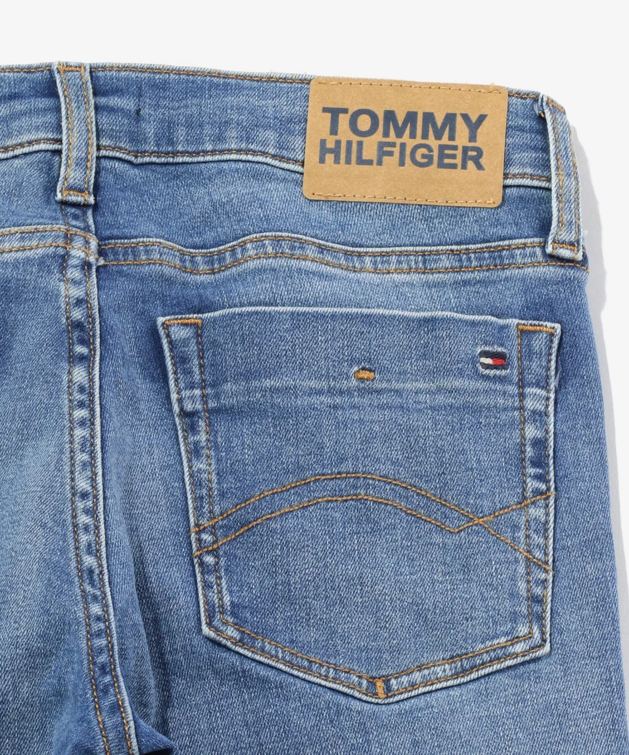 Джинсы Regular Fit Tommy Hilfiger светло-голубые — фото 4