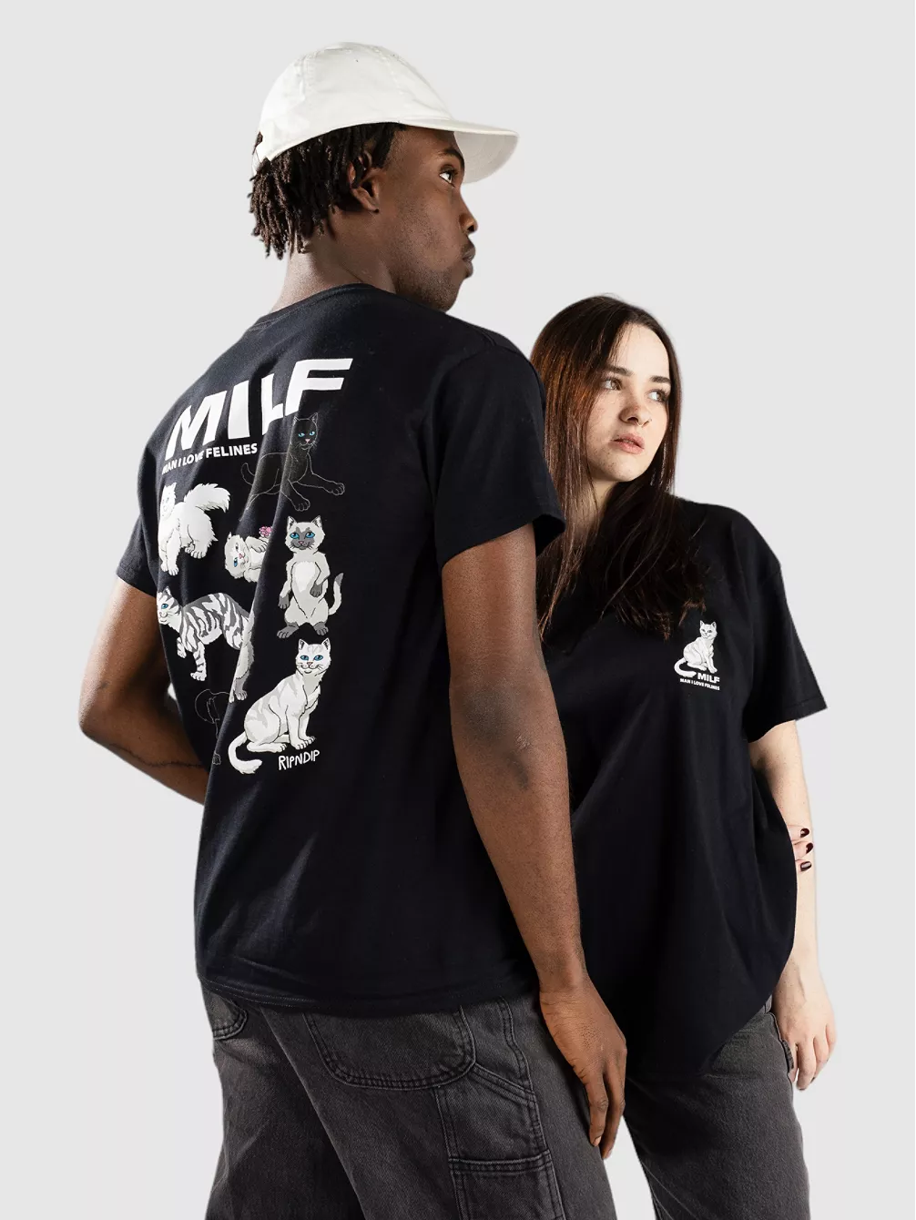

Футболка Man I Love Felines Ripndip, черный