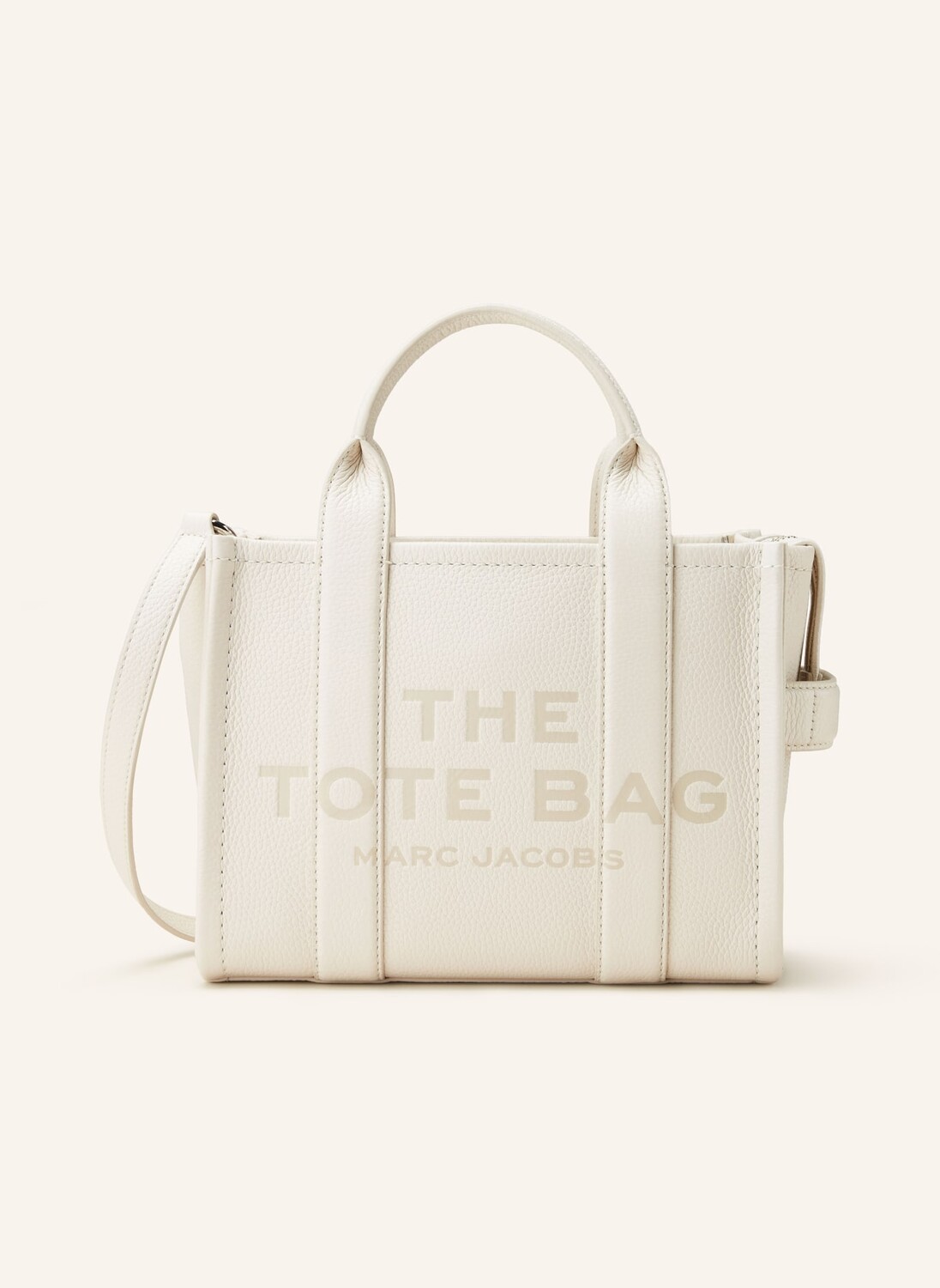 

Кожаная сумка-шупер the small MARC JACOBS, белый