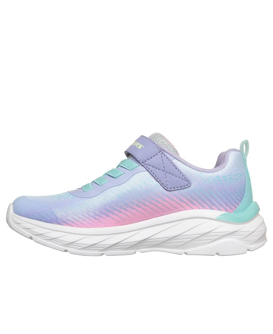 Детские кроссовки Boundless - Color Blitz с застежкой-ремешком от Finish Line для девочек Skechers, lavender, мультиколор — фото 2