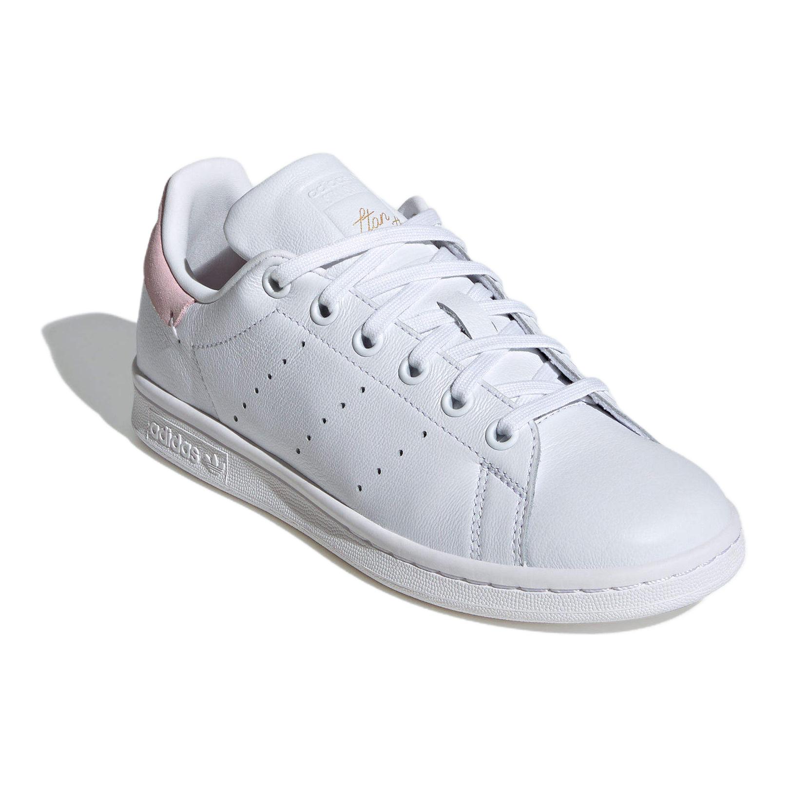 STAN SMITH Low Top Детские скейтбординговые кроссовки Белые Розовые Подростки Adidas Originals — фото 2