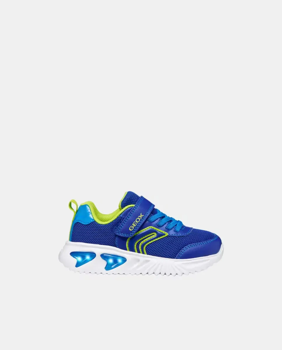Дышащая и легкая спортивная обувь для мальчика Geox, Azul Royal