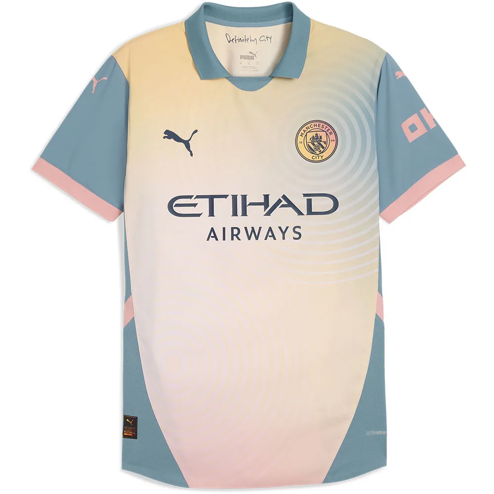 

Футболка с коротким рукавом Puma Manchester City FC Authentic 24/25, бежевый