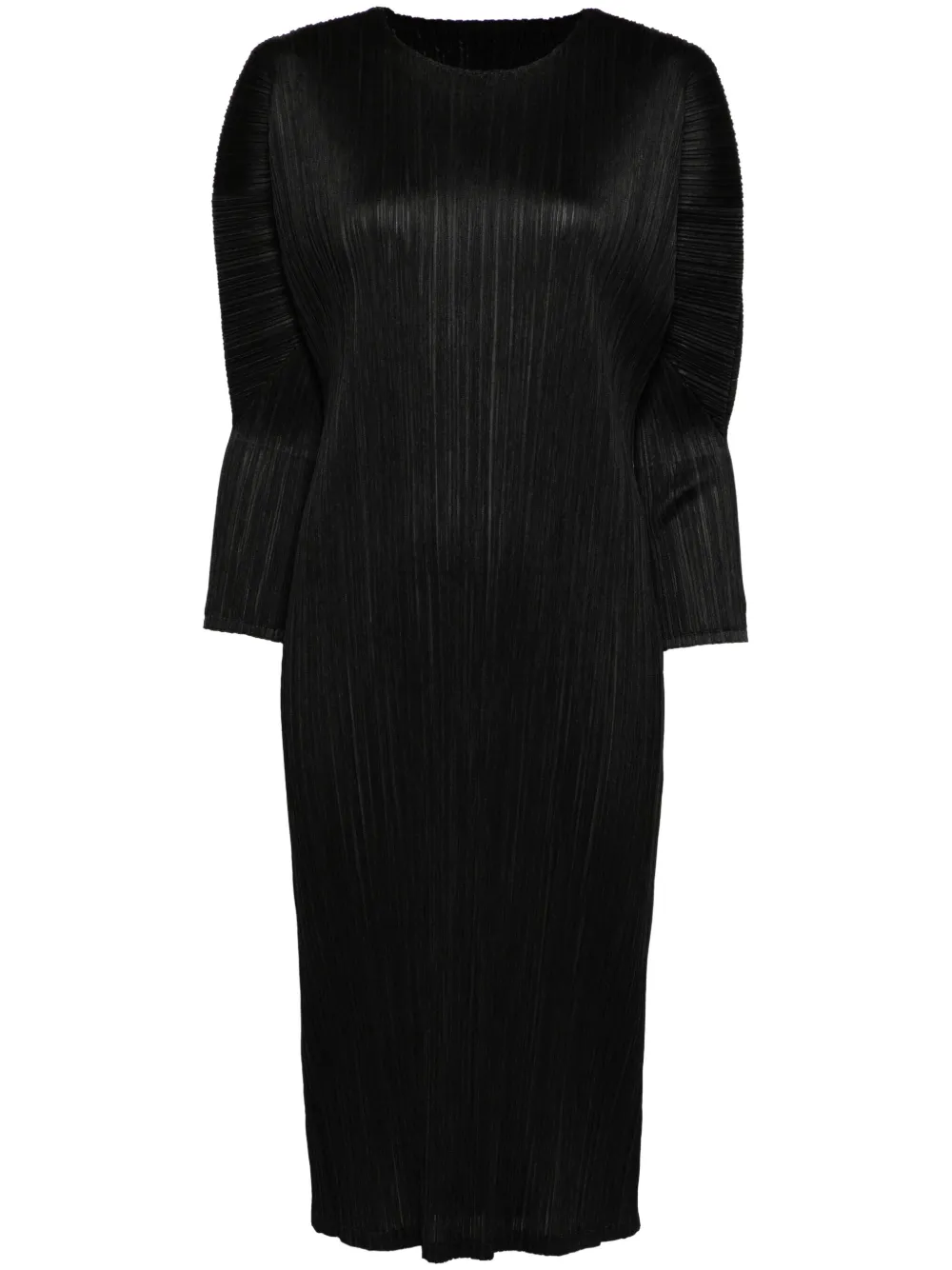 

Платье October Pleats Please Issey Miyake, черный