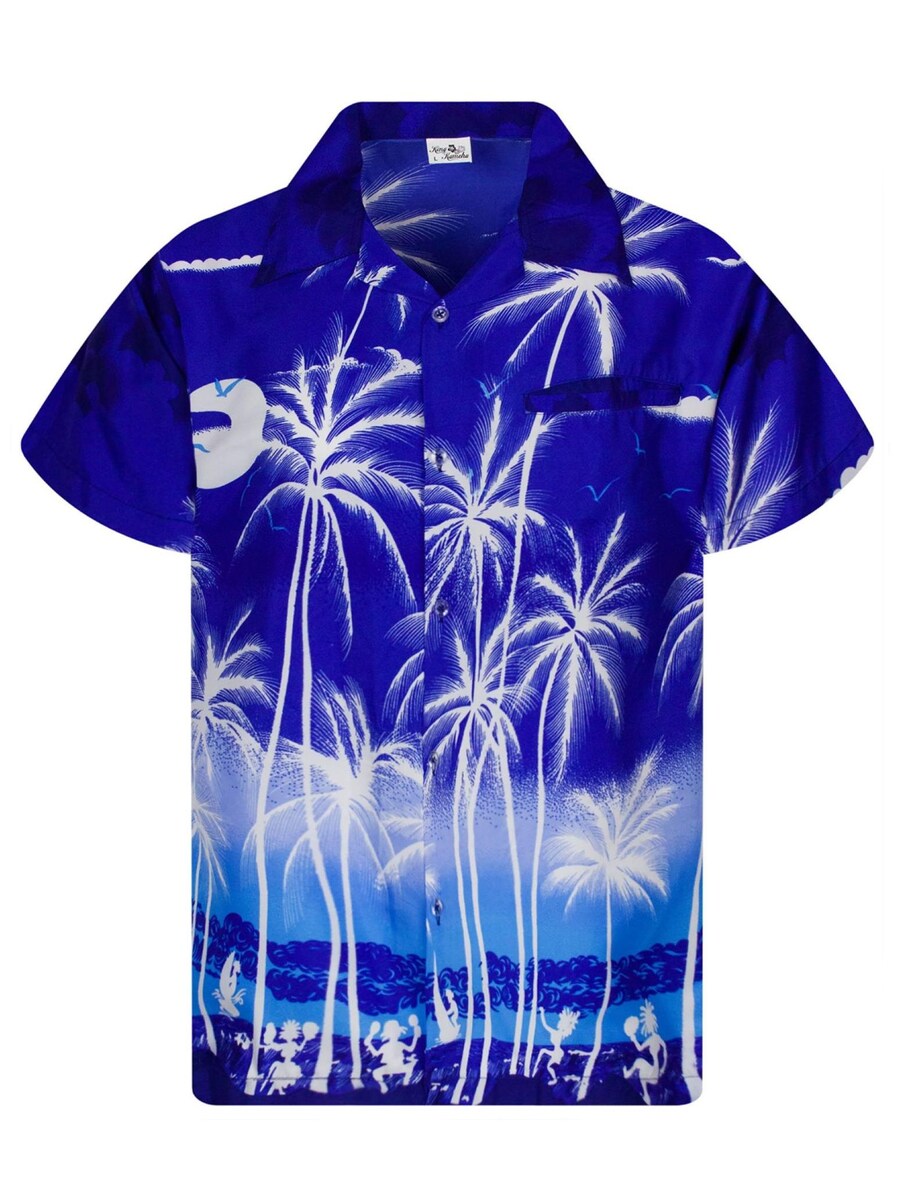 

Рубашка King Kameha Beach Negative, синий