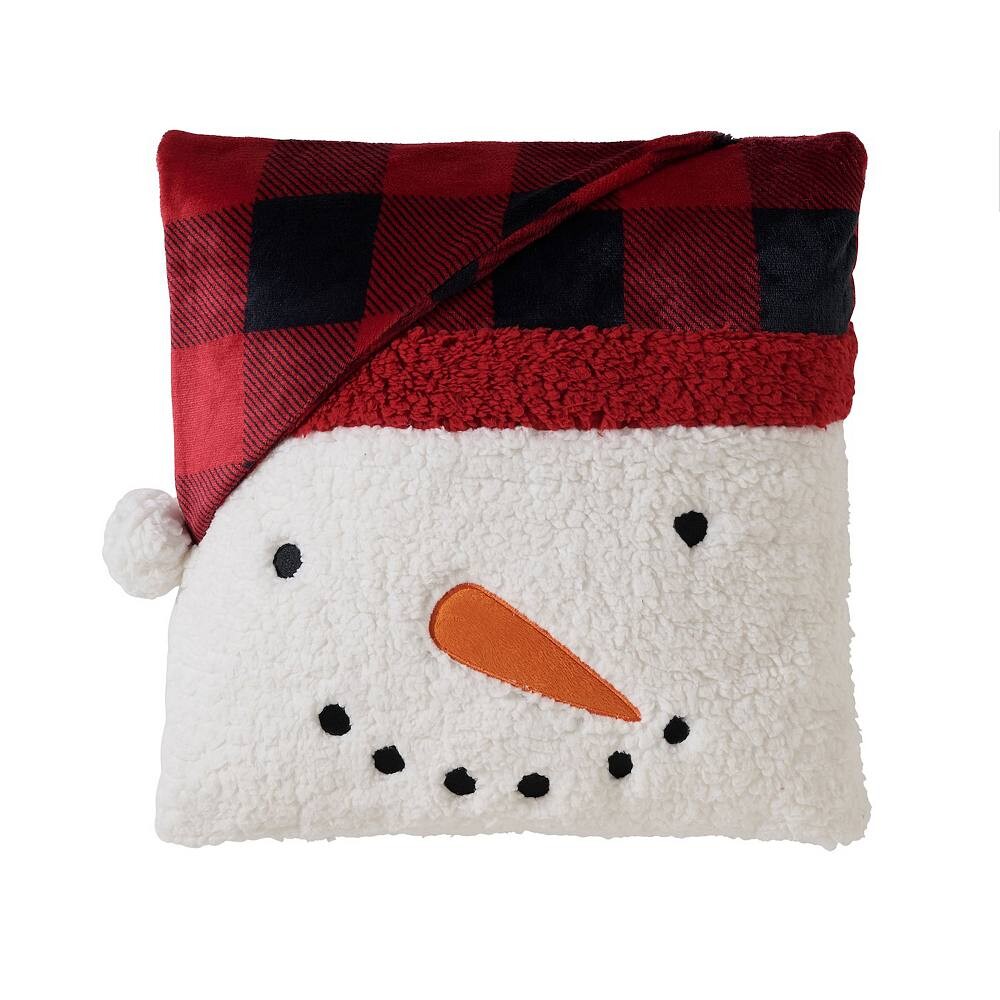 

Подушка-снеговик Cuddl Duds 3D Hat, цвет Ivory