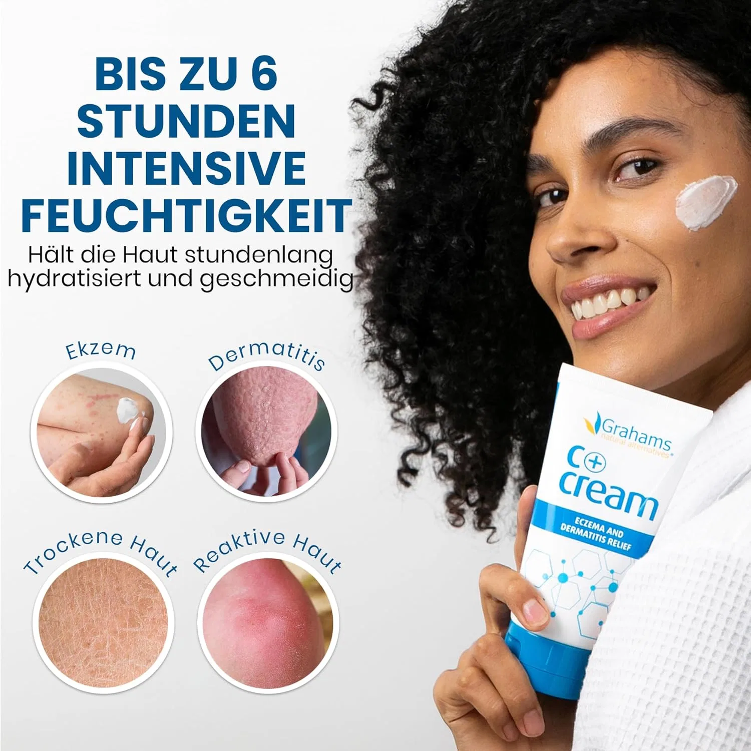 Крем Calendulis Plus для сухой кожи, склонной к экземе, 240 г Grahams Natural — фото 4