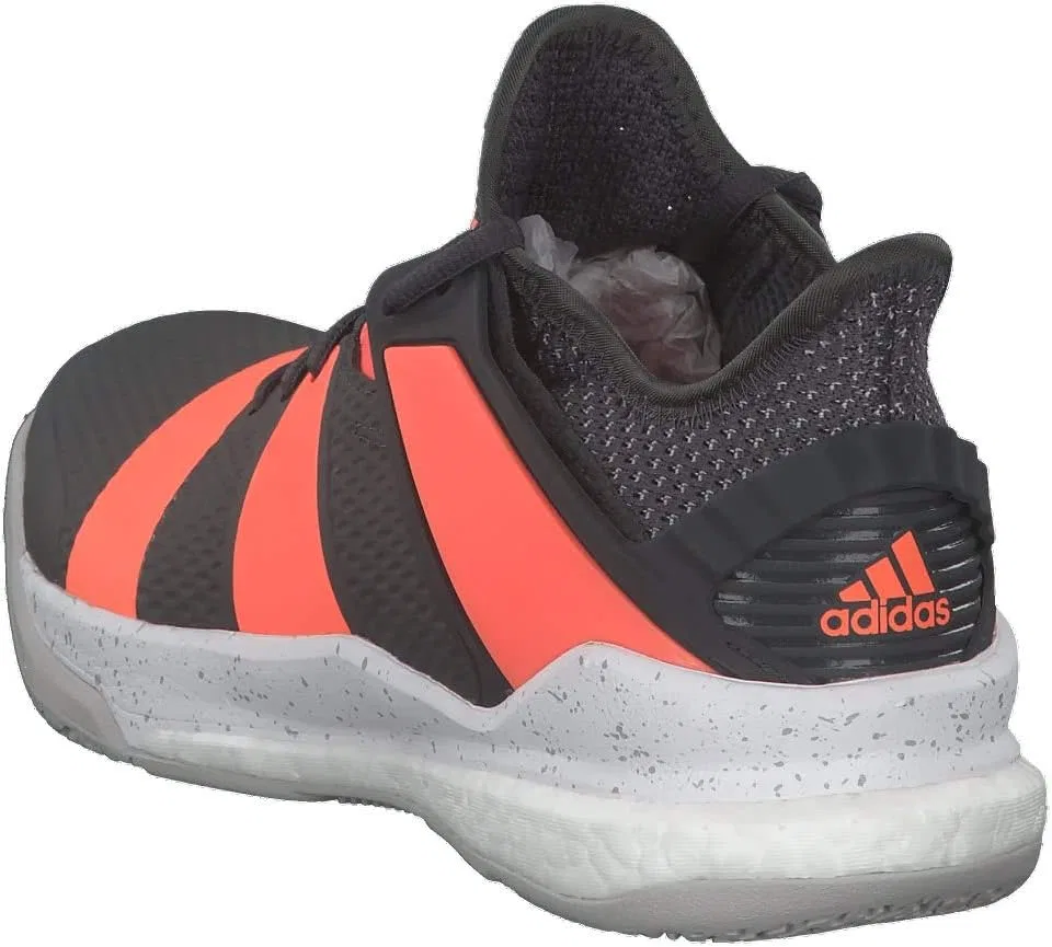Мужские гандбольные кроссовки Adidas Stabil X, Grey Signal Coral Grey — фото 4