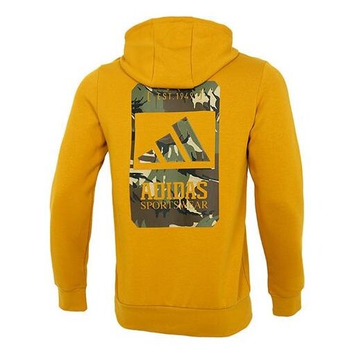 

Толстовка men's back camouflage logo printing sports gold color Adidas, золотой