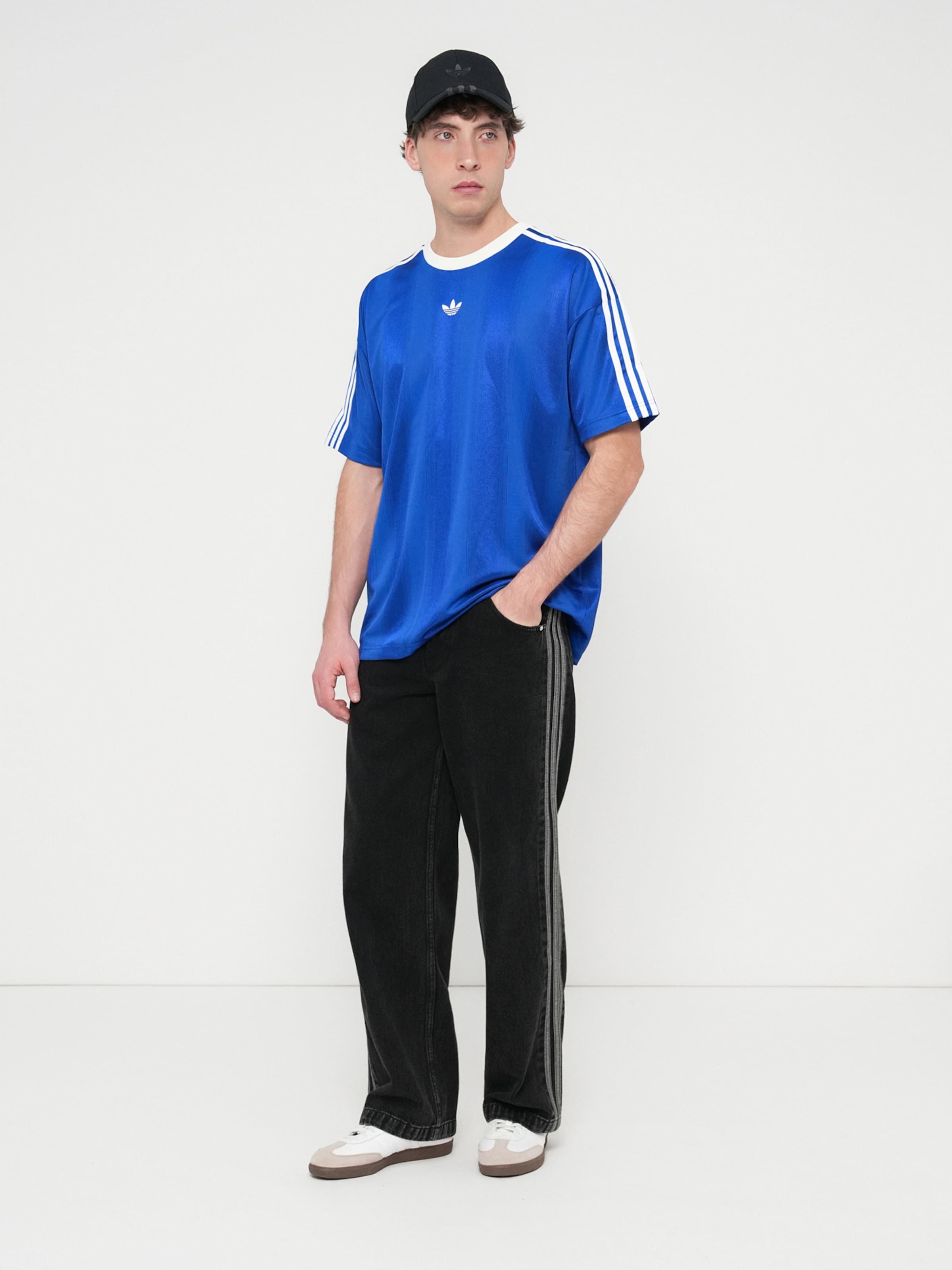 Adidas Originals Футболка 'Adicolor' в синем цвете — фото 4