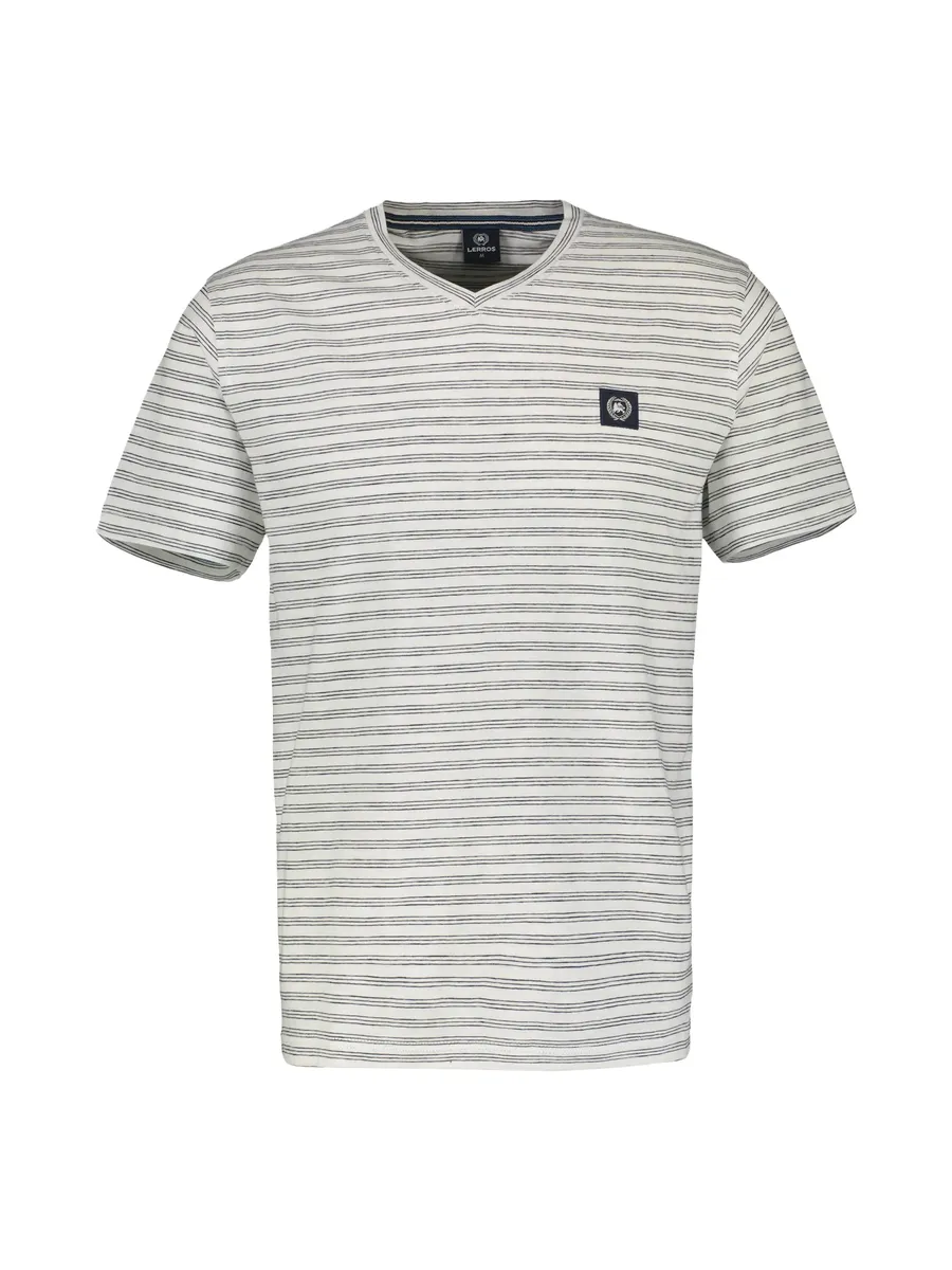 

Футболка LERROS "Футболка LERROS в полоску с V-образным вырезом", белый