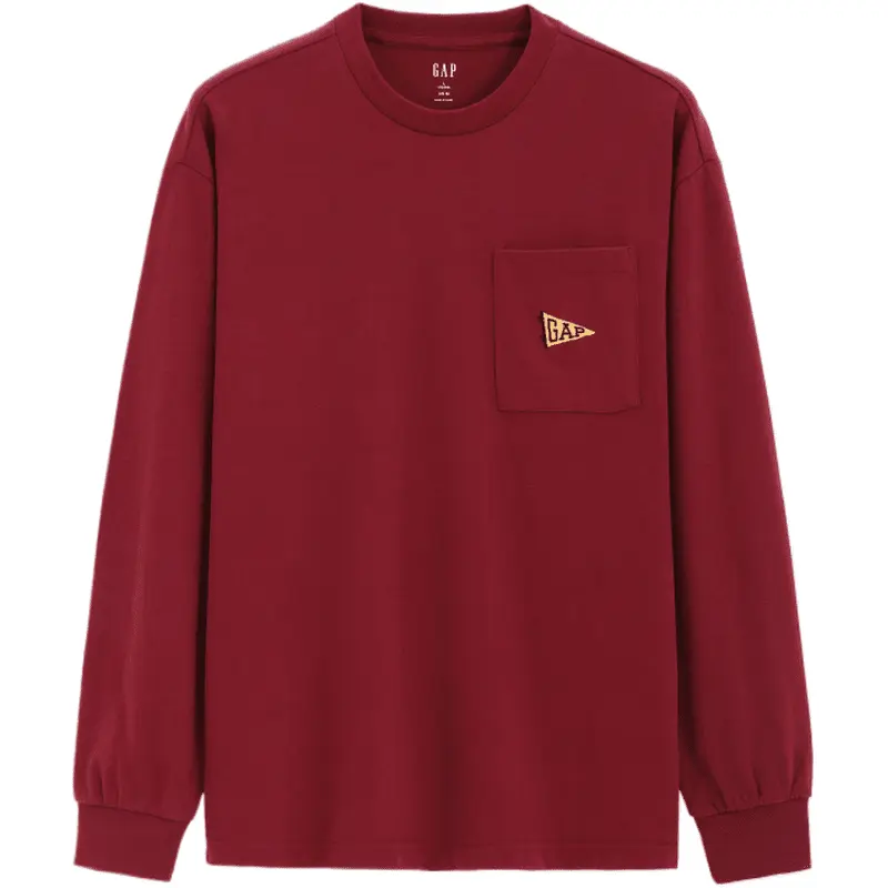 Футболка Unisex GAP, сезон осень-зима, серый — фото 4