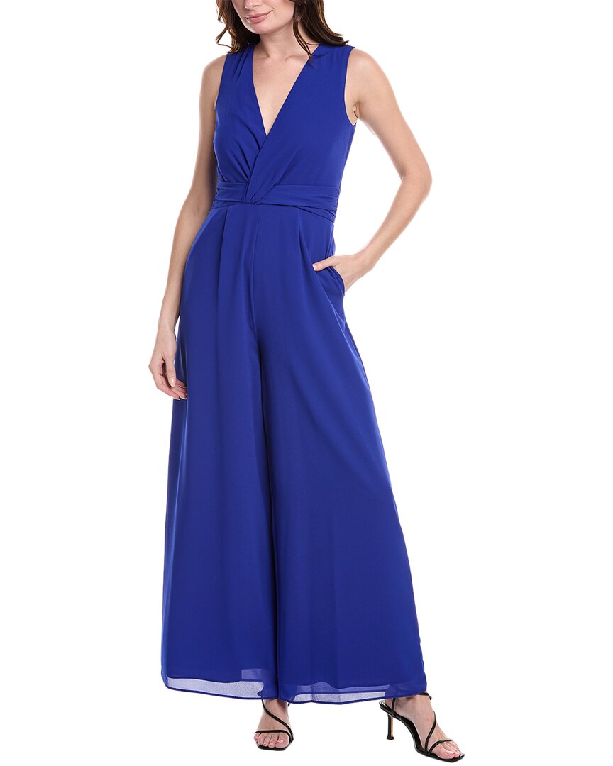 

Винс Камуто Шифоновый комбинезон с закруткой Vince Camuto, синий