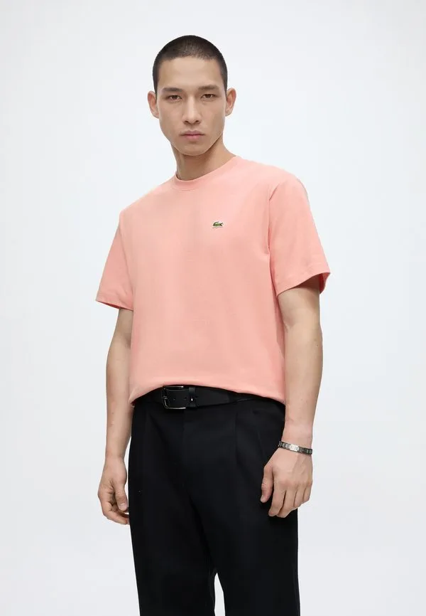 Футболка Lacoste Miami, однотонная, белая — фото 4