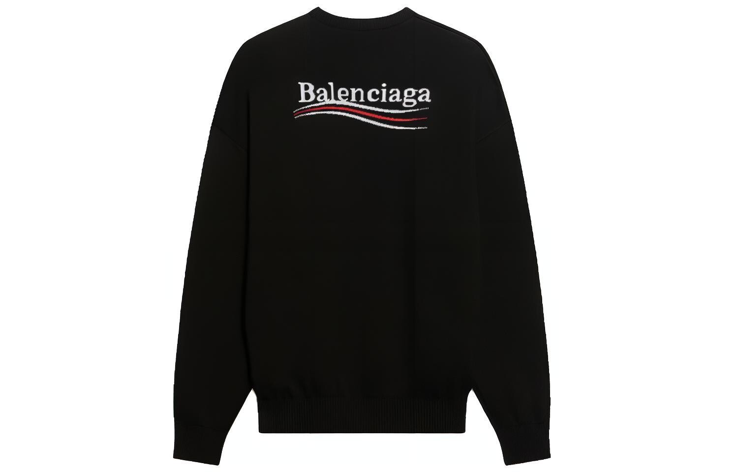 Толстовка мужская Balenciaga Political, черный — фото 2