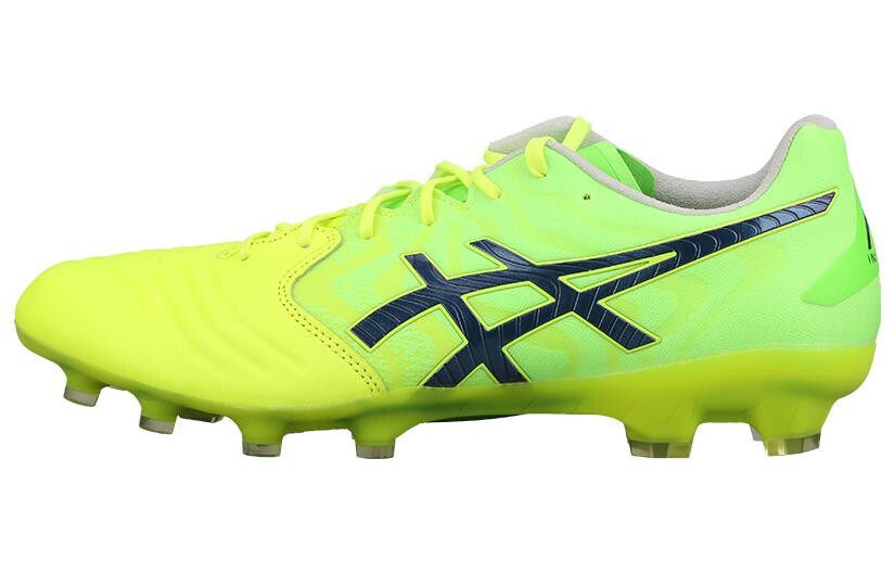 

Футбольные бутсы унисекс с низким верхом Keylime Asics, цвет Green Yellow