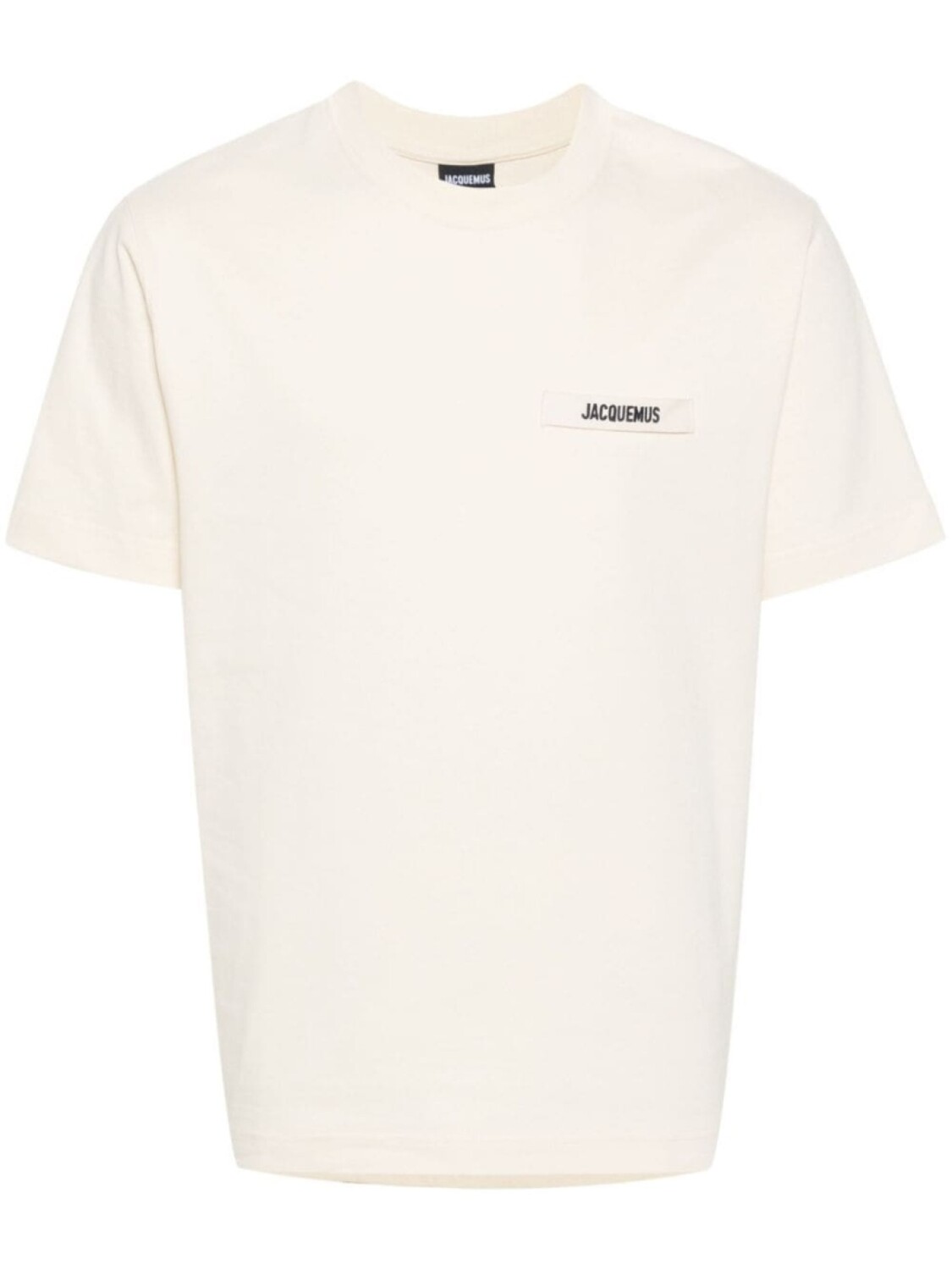 

Jacquemus футболка Le Gros Grain с вышитым логотипом, нейтральный цвет