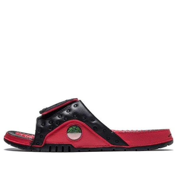 

Тапочки hydro 13 slide 'bred' 2017 Air Jordan, черный