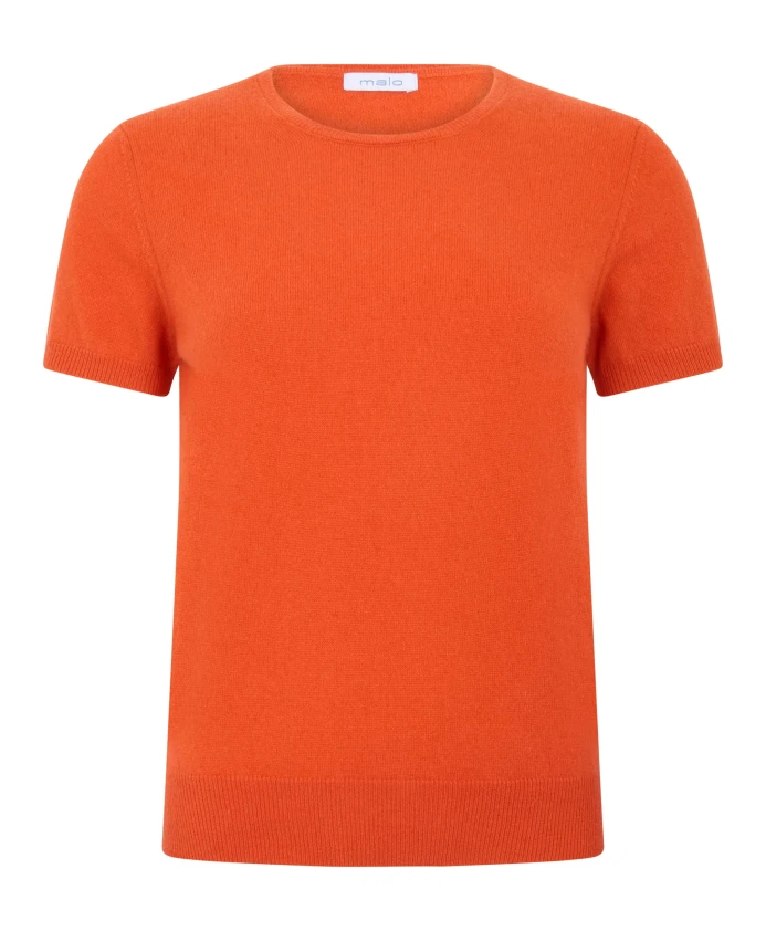 

Кашемировый пуловер Malo, оранжевый