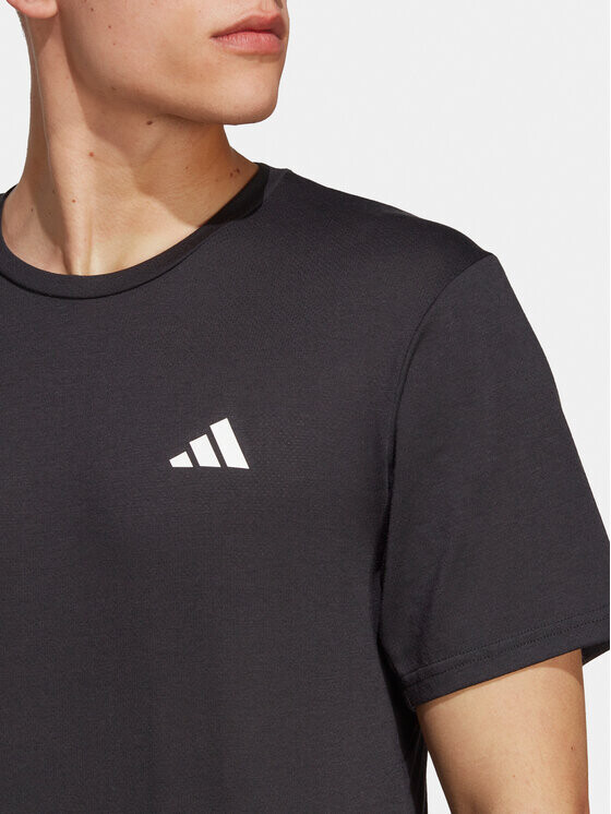 Техническая футболка стандартного кроя Adidas, черный — фото 4